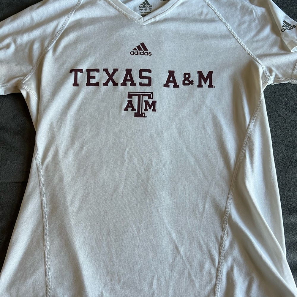 Texas A&M Adidas Climate control shirt